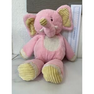 Animal Adventure Pink Plush Elephant Stuffed Animal Toy 2013